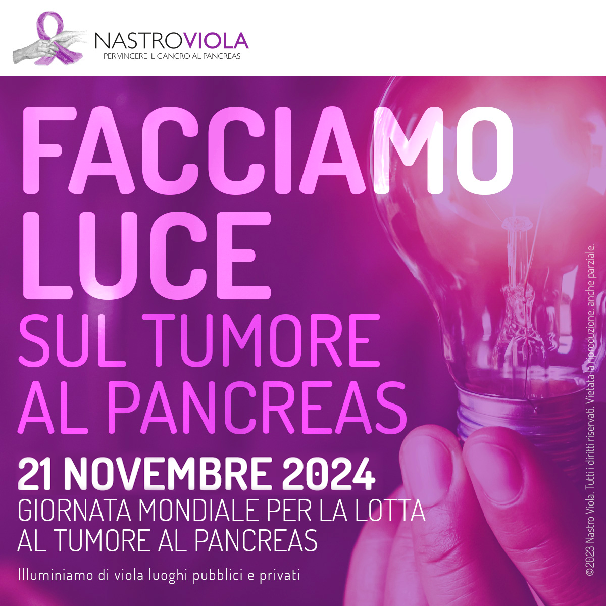 Facciamo Luce sul Tumore al Pancreas 2024